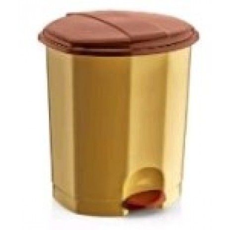 Balde lixo flora c/pedal 7l