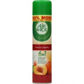 Ambientador airwick spray 280ml 6in1 peach&jasmim