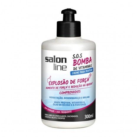 Creme pentear salon line sos bomba vitaminas 300ml