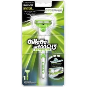Gilete barbear gillette mach3 sensitive