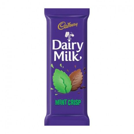 Chocolate cadbury dairy milk 80gr mint crisp