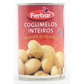 Cogumelos inteiros ferbar 185gr