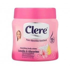 Creme corporal clere 300ml lanolin&glycerin
