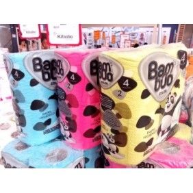 Papel higienico bamboo cores 4 rolos