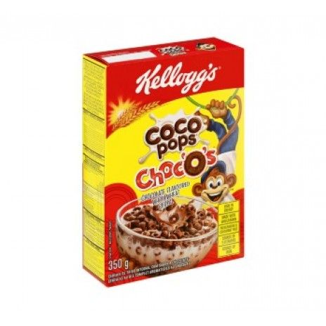 Cereais kelloggs coco pops 350gr chocos