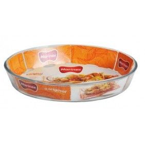 Assadeira vidro marinex oval 1,6l
