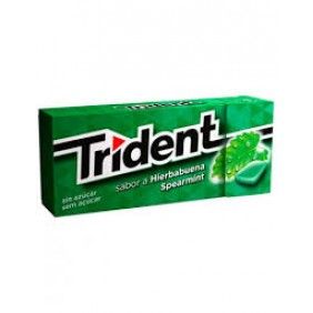 Pastilha trident 14,5gr spearmint
