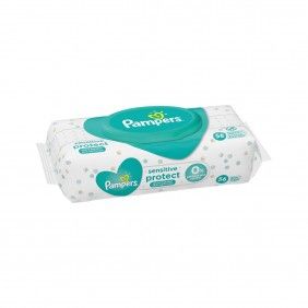 Toalhitas bebe c/tampa pampers 56un sensitive