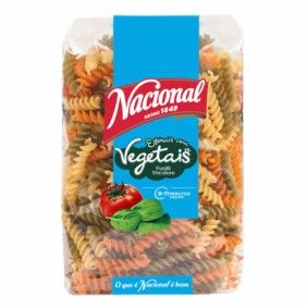 Massa espirais c/vegetais nacional 500gr