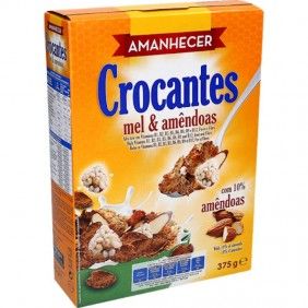 Cereais amanhecer crocantes 375gr mel&amendoas