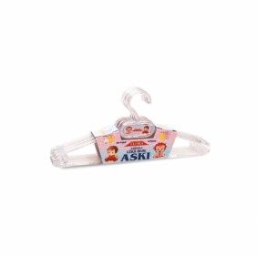 Cabide plastico flora kids conj.6