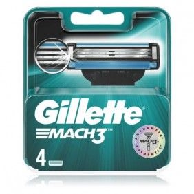 Laminas barbear gillette mach3 4un