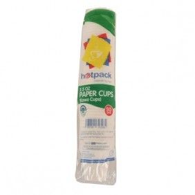 Copo papel branco p/cafe hotpack 2,5oz 50un