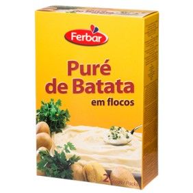 Pure batata flocos ferbar 250gr
