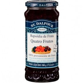 Doce geleia st.dalfour 500gr quatro frutos