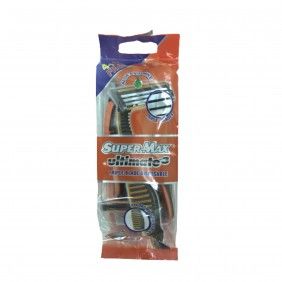 Gilete barbear descartavel super-max ultimate 6un