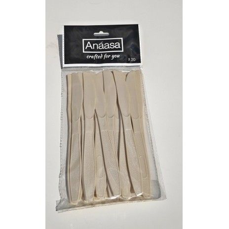 Facas plastico anaasa conj.20un