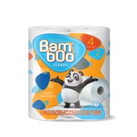 Papel higienico bamboo classic 4 rolos