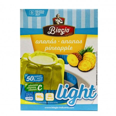 Gelatina light biagio 90gr ananas