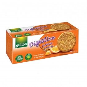 Bolacha gullon digestive 425gr aveia/laranja
