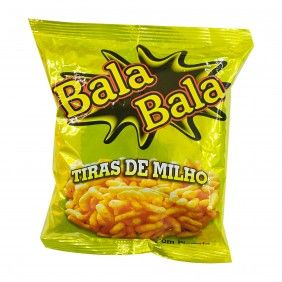Aperitivo snack bala bala 20gr tiras milho picante