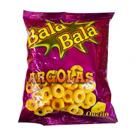 Aperitivo snack bala bala 20gr argolas queijo