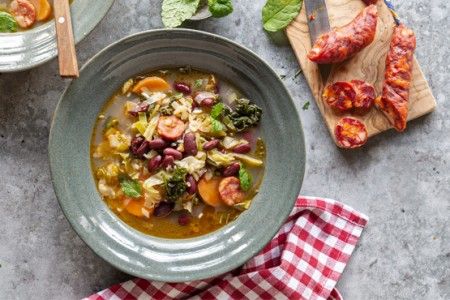 Sopa de Feijo com Legumes