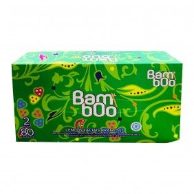 Lenos faciais bamboo 20x20cm 80un