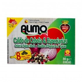 Caldo cebola & especiarias alimo 8cubos 80gr