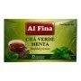 Cha verde al fina 25 saq menta Cha verde al fina 25 saq menta