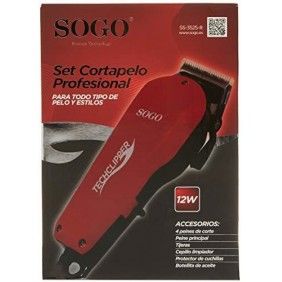 Maquina cortar cabelo sogo 12w ss-3525-r