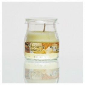 Vela perfumada copo yogurt lumar vanilla ice