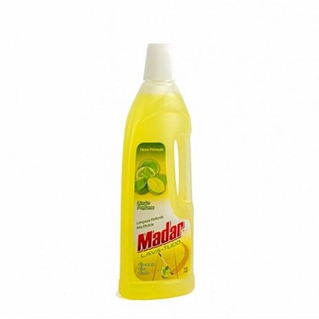Deterg. lava tudo madar 750ml limao