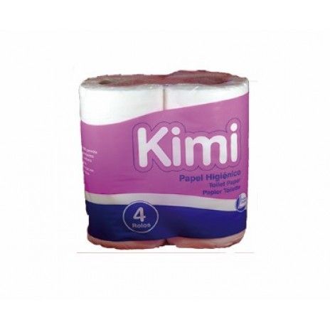 Papel higienico kimi fdupla 4 rolos
