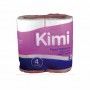 Papel higienico kimi fdupla 4 rolos Papel higienico kimi fdupla 4 rolos