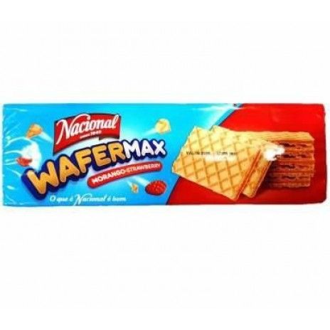 Bolacha wafermax nacional 125gr morango