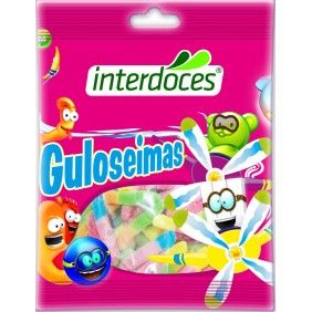 Gomas guloseimas interdoces 90gr minhocas acidas
