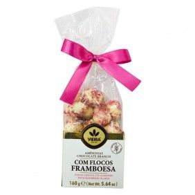 Amendoas chocolate vieira castro 160gr framboesa