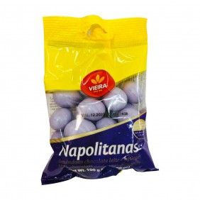 Amendoas chocolate vieira castro napolitanas 100gr