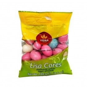 Amendoas vieira castro lisa cores 100gr