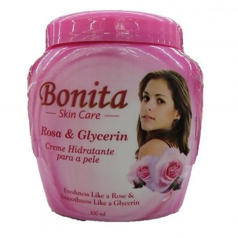 Creme bonita 300ml rosa/glycerina