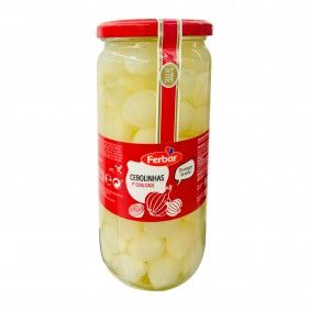 Cebolinhas em vinagre ferbar frasco 680gr